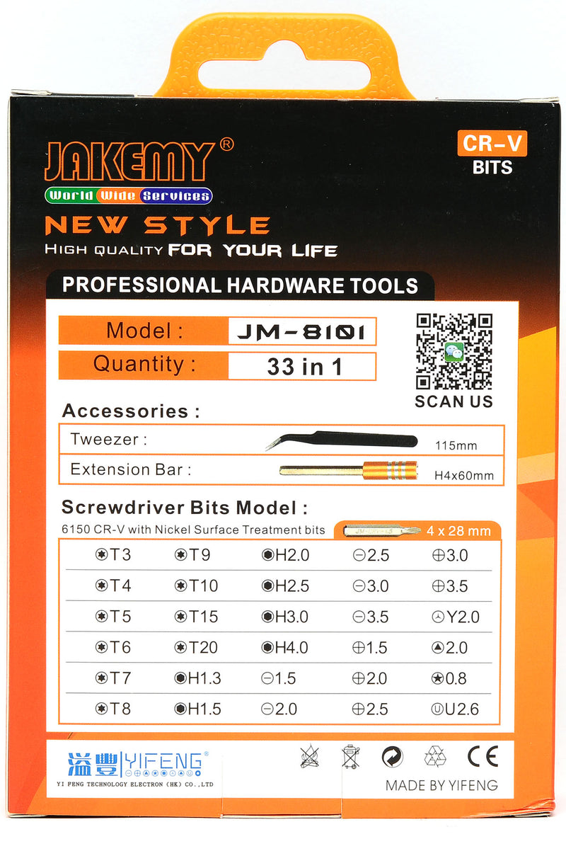 59-JM8101 33pcs in 1 Screwdriver