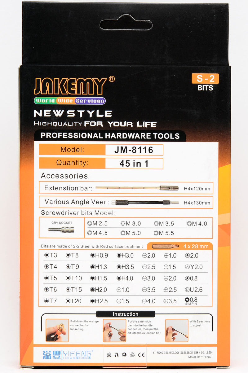 59-JM8116 45pcs in 1 Screwdriver