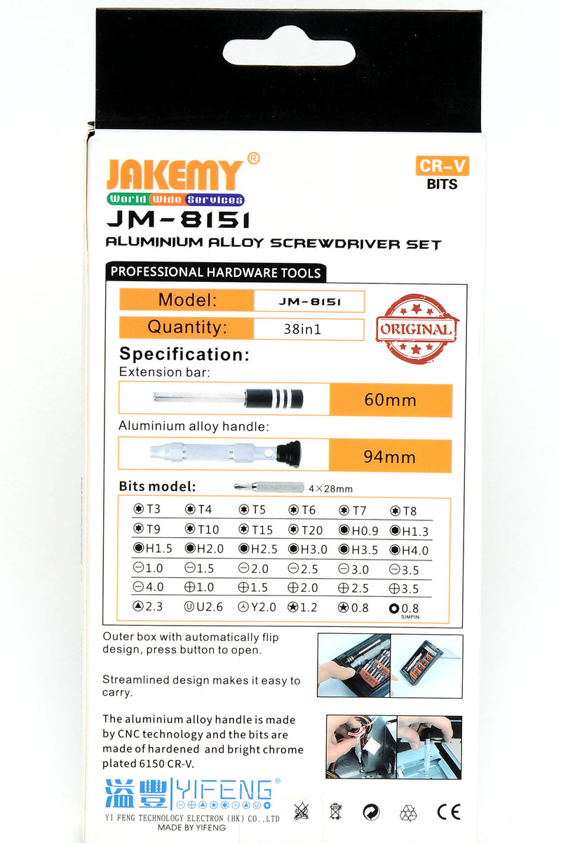 59-JM8151 38pcs in 1 Screwdriver