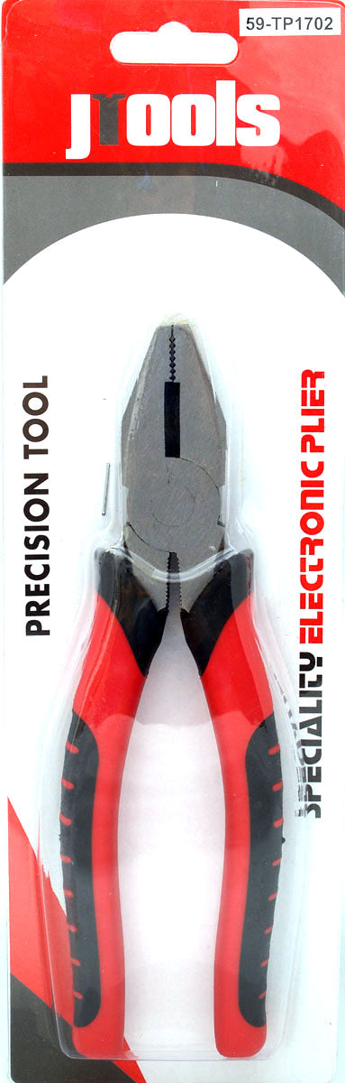59-TP1702 7 Linesman Plier Red/black"