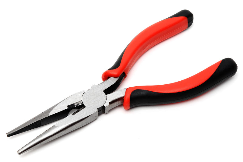 59-TP1711 7 Long Nose Plier Red/black"