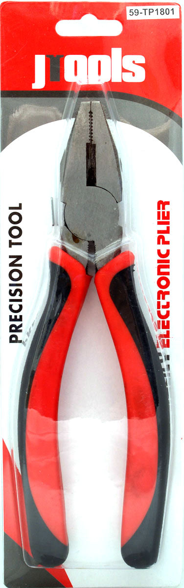 59-TP1801 8 Linesman Plier Red/black"