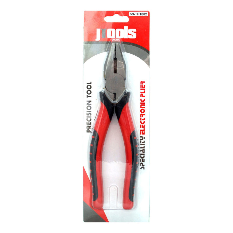 59-TP1802 8 Linesman Plier Red/black"