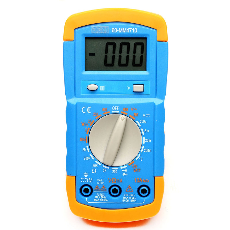 60-MM4710 Digital meter buue/orange case