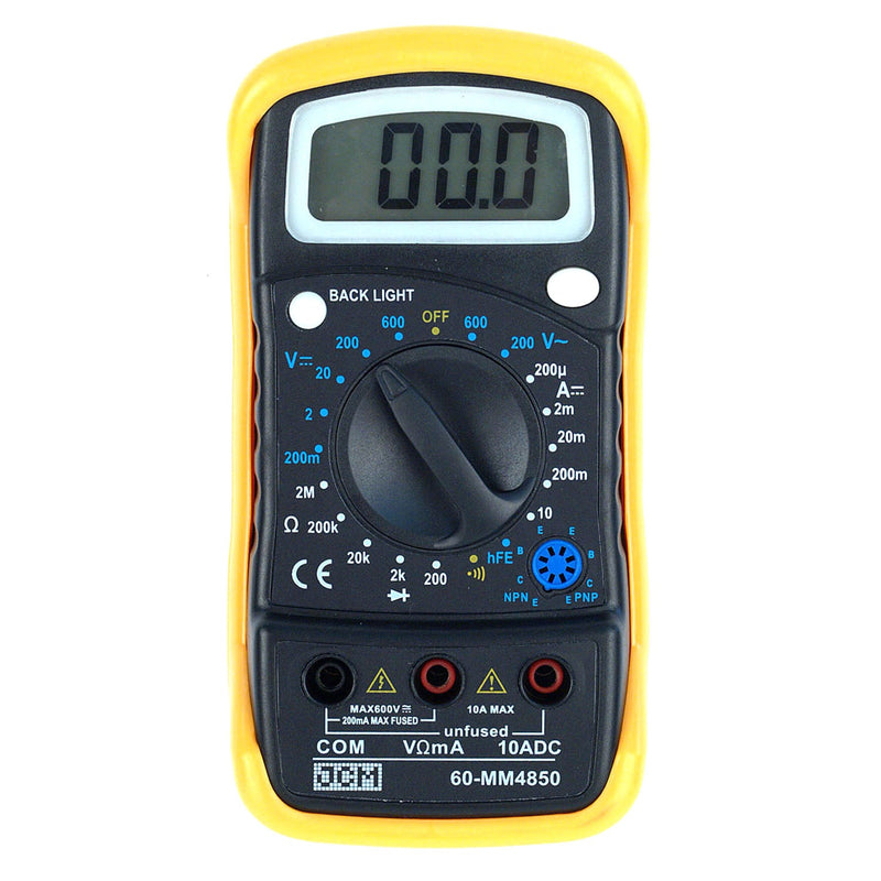 60-MM4850 Digital meter Black/Yellowcase