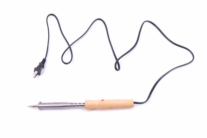 Soldering iron wood handle 80w120v
