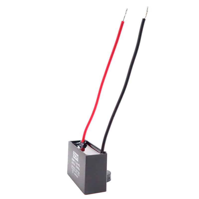 JCM 2 Wire Ceiling Fan Capacitor 5.5uF 250VAC CBB61