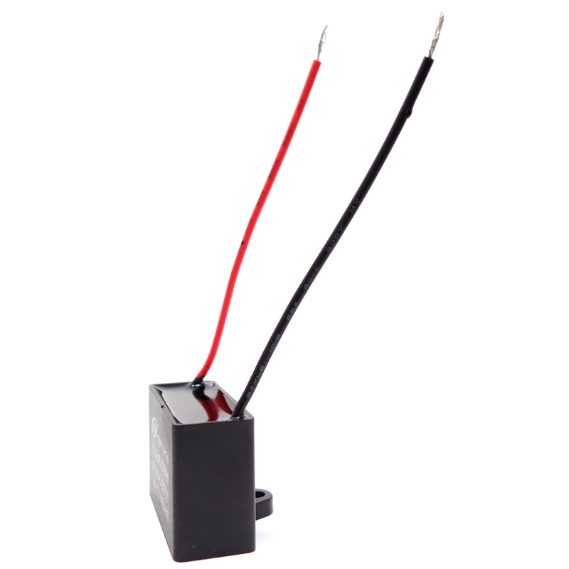 JCM 2 Wire Ceiling Fan Capacitor 6uF 450VAC CBB61