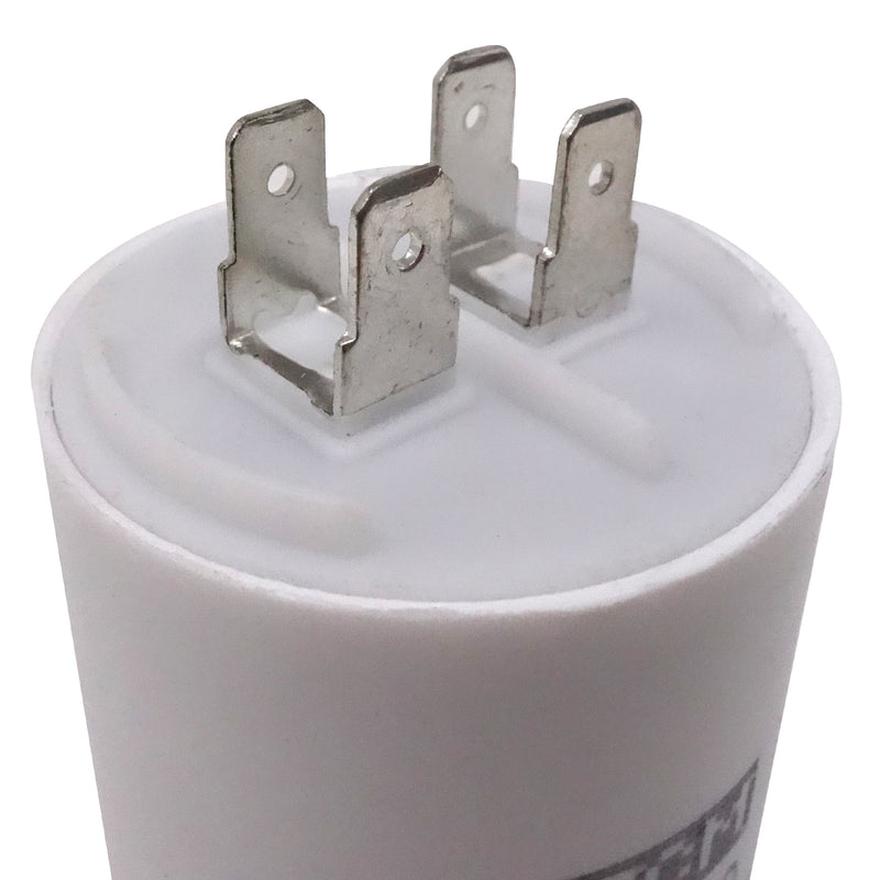 JCM Motor Run Capacitor 25uf MFD 250V/450V AC Volts round cylinder 4 Pins CBB60