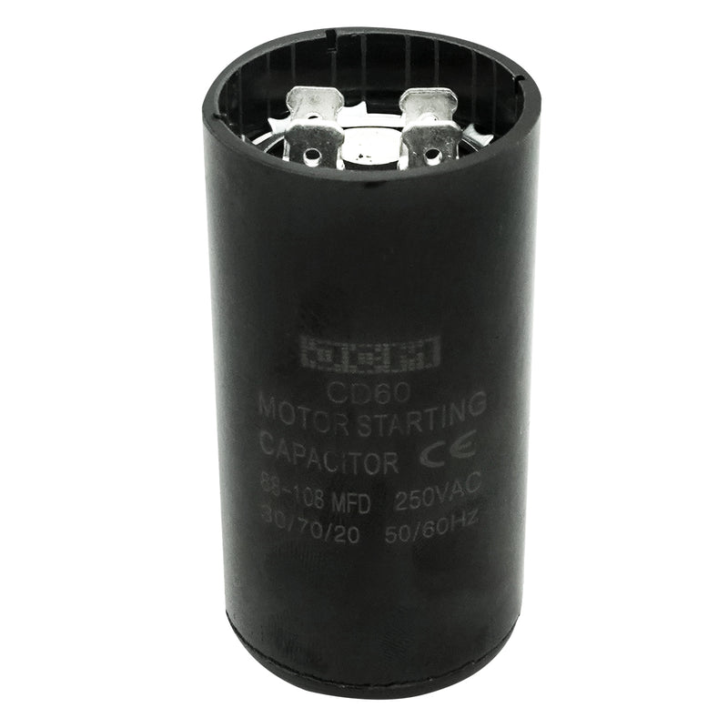 JCM Motor Start Capacitor 88-108 uf MDF 250V AC 50/60 Hz Round CD60