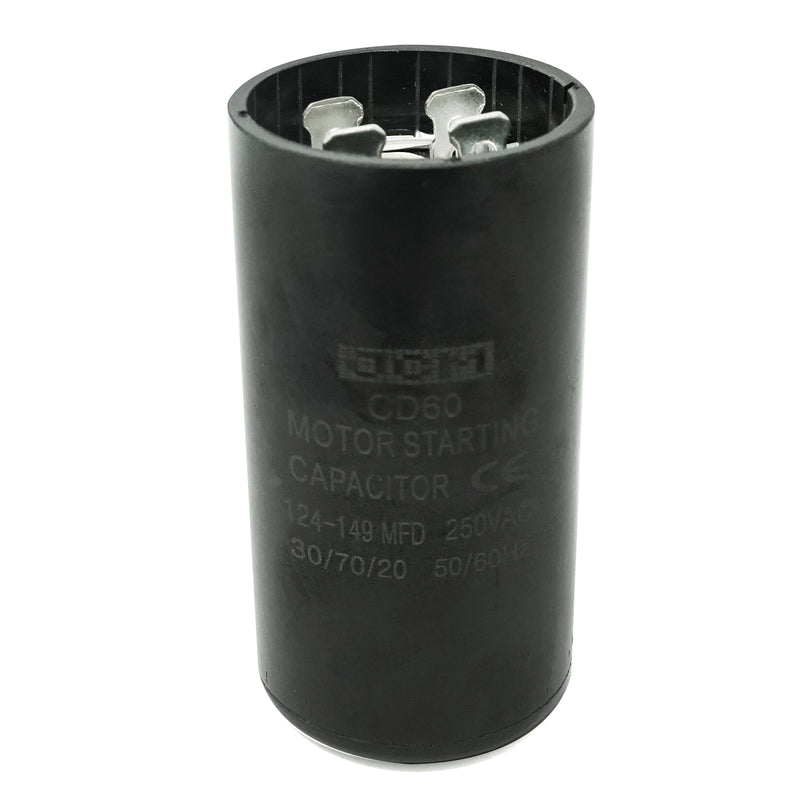 JCM Motor Start Capacitor 124-149 uf MDF 250V AC 50/60 Hz Round CD60