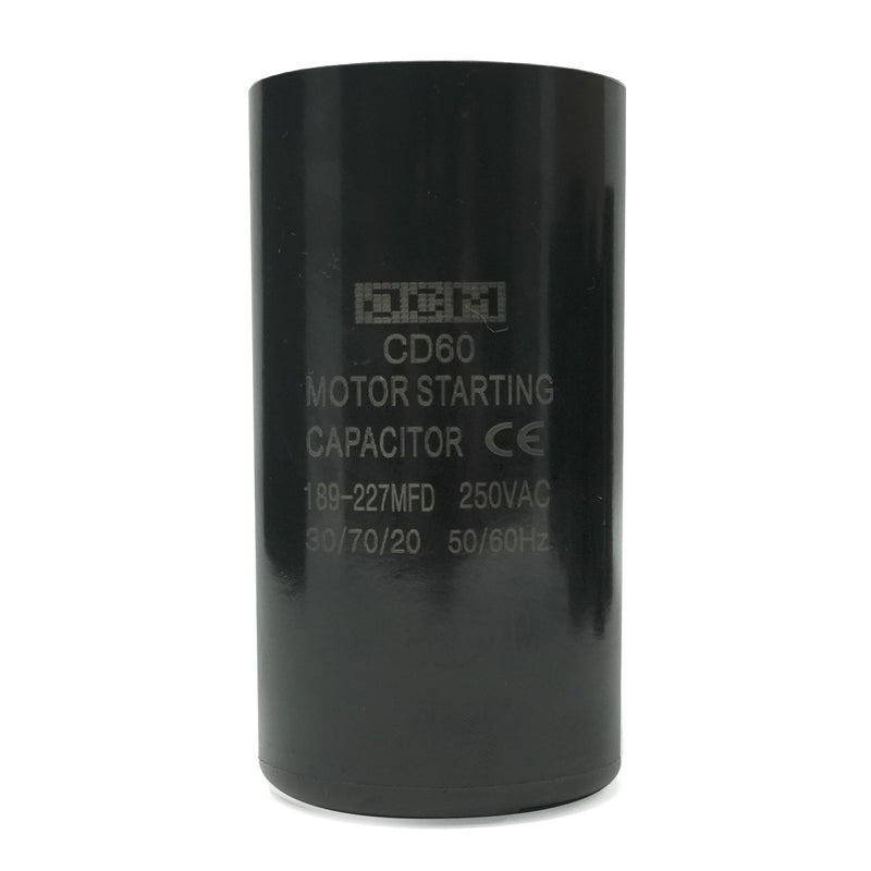 JCM Motor Start Capacitor 189-227 uf MDF 250V AC 50/60 Hz Round CD60
