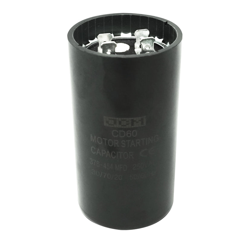 JCM Motor Start Capacitor 378-454 uf MDF 250V AC 50/60 Hz Round CD60