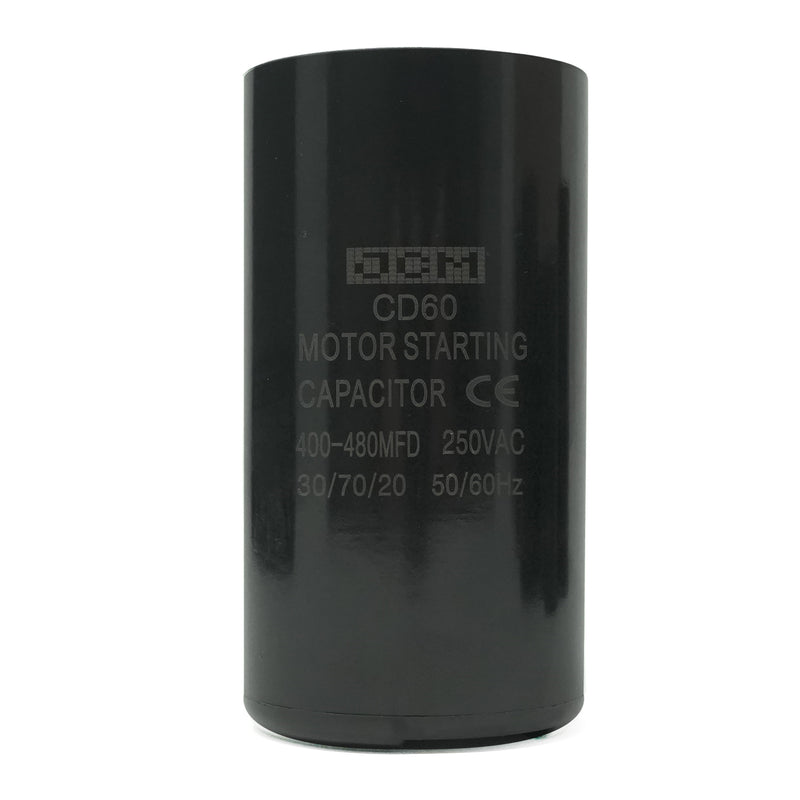 JCM Motor Start Capacitor 400-480 uf MDF 250V AC 50/60 Hz Round CD60