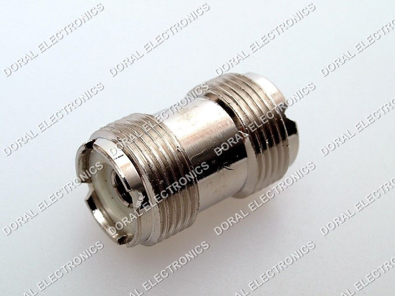 DOUBLE FEMALE UHF Joiner Coupler BARREL CONNECTOR SO-239 FOR PL-259 Plug Jack