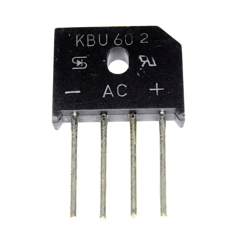Bridge Diode 4P 6A 200V Single Row